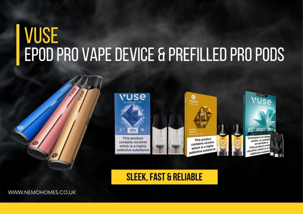 Buy Vuse ePod Pro Complete Guide: Everything You Need to Know Ceramic Coil Pods - Free UK Next Day Delivery (no minimum spend)