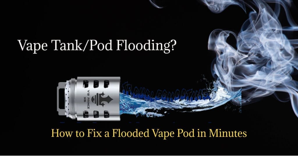 Buy Is Your Vape Pod Flooded? Simple Solutions You Can Try Now cleaning vape pod - Free UK Next Day Delivery (no minimum spend)