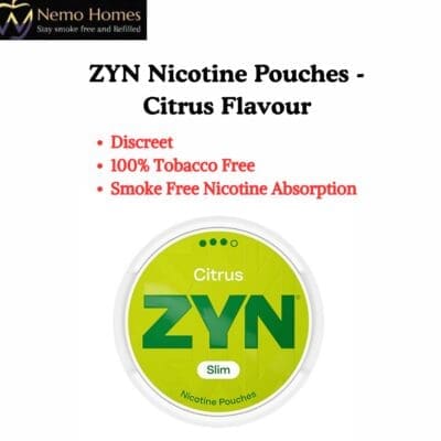 Buy ZYN Nicotine Pouches - Citrus Flavour  - Free UK Next Day Delivery (no minimum spend)