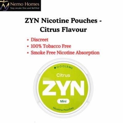 Buy ZYN Nicotine Pouches - Citrus Flavour  - Free UK Next Day Delivery (no minimum spend)