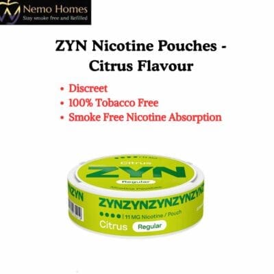 Buy ZYN Nicotine Pouches - Citrus Flavour  - Free UK Next Day Delivery (no minimum spend)