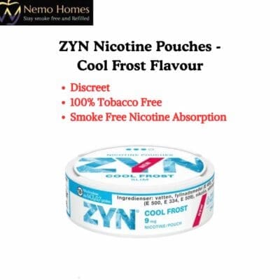 Buy ZYN Nicotine Pouches - Slim Cool Frost Strong 9mg  - Free UK Next Day Delivery (no minimum spend)