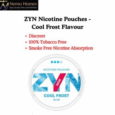 Buy ZYN Nicotine Pouches - Slim Cool Frost Strong 9mg  - Free UK Next Day Delivery (no minimum spend)