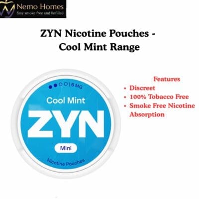 Buy ZYN Nicotine Pouches - Cool Mint Flavour  - Free UK Next Day Delivery (no minimum spend)