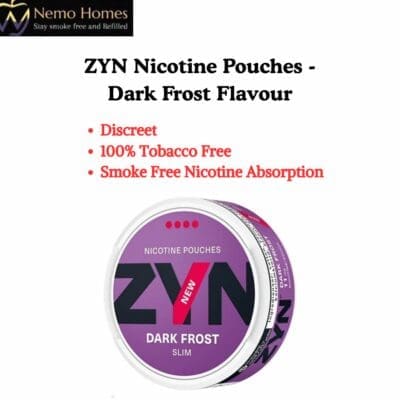 Buy ZYN Nicotine Pouches – Slim Dark Frost X Strong 11mg  - Free UK Next Day Delivery (no minimum spend)