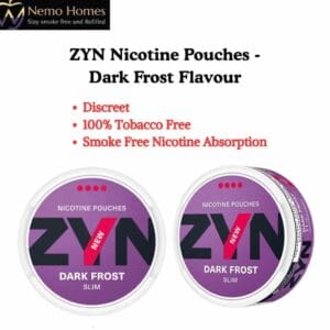 Buy ZYN Nicotine Pouches – Slim Dark Frost X Strong 11mg - Free UK Next Day Delivery (no minimum spend)