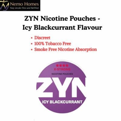 Buy ZYN Nicotine Pouches – Icy Blackcurrant Flavour  - Free UK Next Day Delivery (no minimum spend)