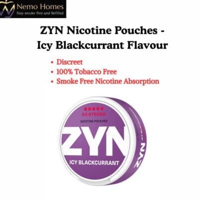 Buy ZYN Nicotine Pouches – Icy Blackcurrant Flavour  - Free UK Next Day Delivery (no minimum spend)