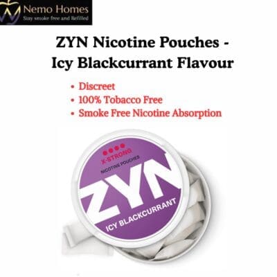 Buy ZYN Nicotine Pouches – Icy Blackcurrant Flavour  - Free UK Next Day Delivery (no minimum spend)