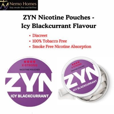 Buy ZYN Nicotine Pouches – Icy Blackcurrant Flavour  - Free UK Next Day Delivery (no minimum spend)