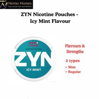 Buy ZYN Nicotine Pouches – Icy Mint Flavour  - Free UK Next Day Delivery (no minimum spend)