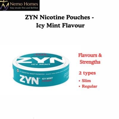 Buy ZYN Nicotine Pouches – Icy Mint Flavour  - Free UK Next Day Delivery (no minimum spend)