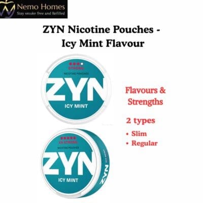 Buy ZYN Nicotine Pouches – Icy Mint Flavour  - Free UK Next Day Delivery (no minimum spend)
