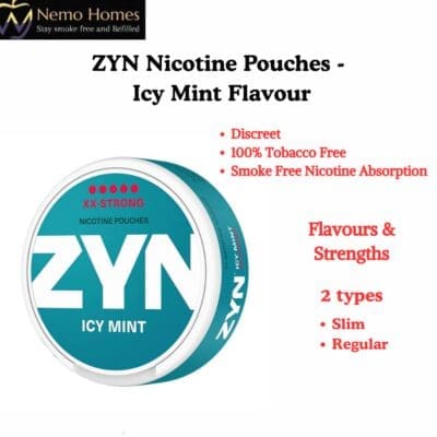 Buy ZYN Nicotine Pouches – Icy Mint Flavour  - Free UK Next Day Delivery (no minimum spend)