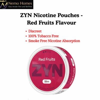 Buy ZYN Nicotine Pouches - Red Fruits Flavour  - Free UK Next Day Delivery (no minimum spend)