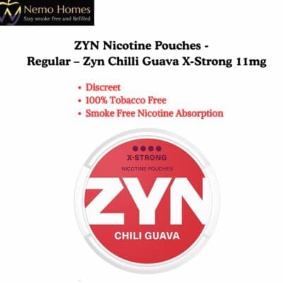 Buy ZYN Nicotine Pouches – Regular Chilli Guava X-Strong 11mg  - Free UK Next Day Delivery (no minimum spend)