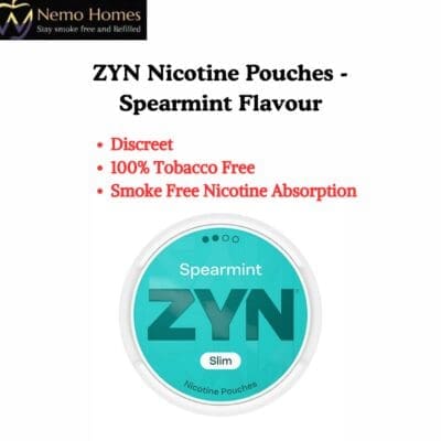 Buy ZYN Nicotine Pouches – Spearmint Flavour  - Free UK Next Day Delivery (no minimum spend)