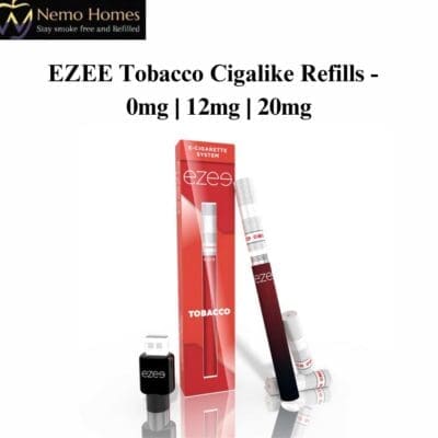 Buy EZEE Tobacco Cigalike Refills - 0mg | 12mg | 20mg  - Free UK Next Day Delivery (no minimum spend)