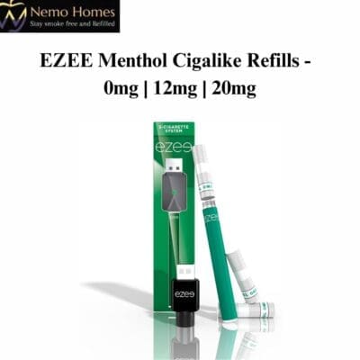 Buy EZEE Menthol Cigalike Refills - 0mg | 12mg | 20mg  - Free UK Next Day Delivery (no minimum spend)