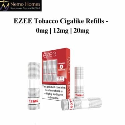 Buy EZEE Tobacco Cigalike Refills - 0mg | 12mg | 20mg  - Free UK Next Day Delivery (no minimum spend)