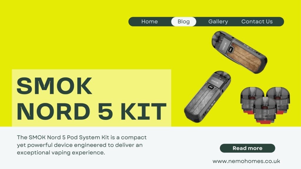 Buy SMOK Nord 5 Pod Kit Explained: How to Get the Most Out of Your Nord 5 - Free UK Next Day Delivery (no minimum spend)