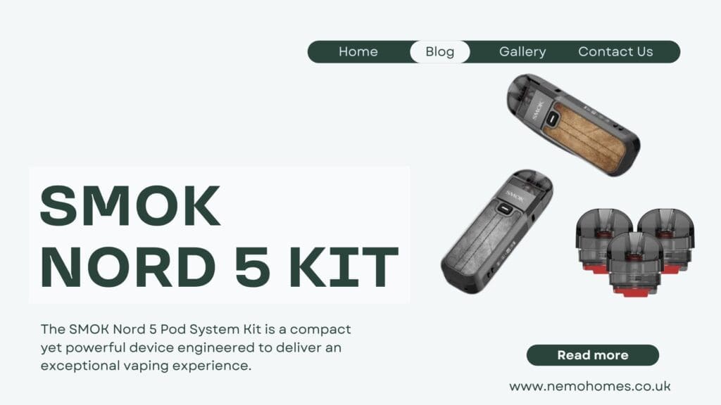 Buy SMOK Nord 5 Pod Kit Explained: How to Get the Most Out of Your Nord 5 2000mAh vape - Free UK Next Day Delivery (no minimum spend)