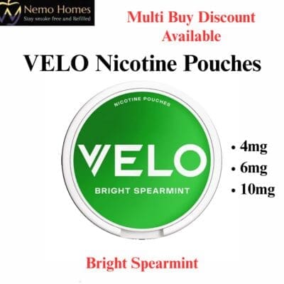 Buy VELO Nicotine Pouches – Bright Spearmint  - Free UK Next Day Delivery (no minimum spend)