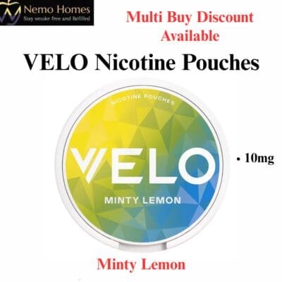 Buy VELO Nicotine Pouches – Minty Lemon 10mg  - Free UK Next Day Delivery (no minimum spend)