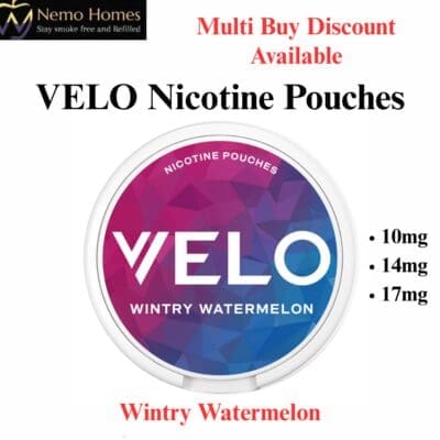 Buy VELO Nicotine Pouches – Wintry Watermelon  - Free UK Next Day Delivery (no minimum spend)