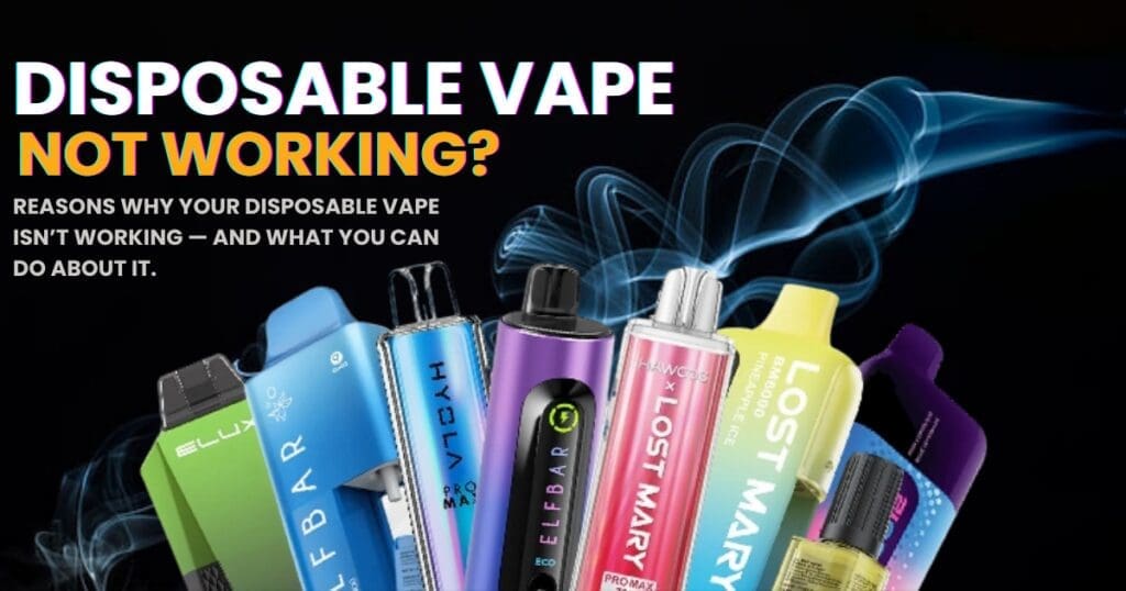 Buy Why Is My Disposable Vape Not Working? Easy Troubleshooting Tips blocked airflow vape - Free UK Next Day Delivery (no minimum spend)
