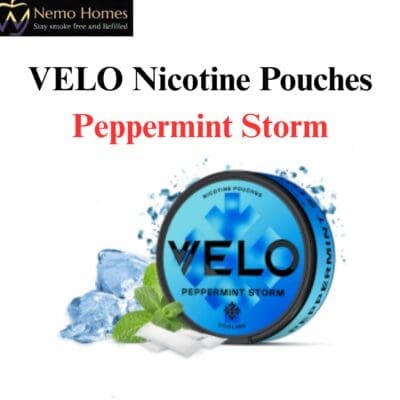 Buy VELO Nicotine Pouches – Peppermint Storm  - Free UK Next Day Delivery (no minimum spend)