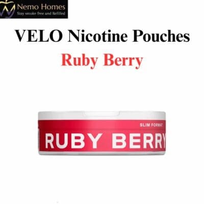Buy VELO Nicotine Pouches - Ruby Berry  - Free UK Next Day Delivery (no minimum spend)
