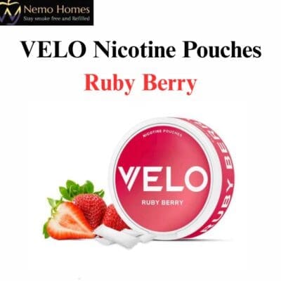 Buy VELO Nicotine Pouches - Ruby Berry  - Free UK Next Day Delivery (no minimum spend)