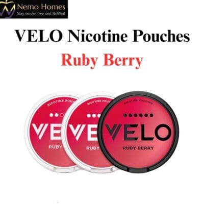 Buy VELO Nicotine Pouches - Ruby Berry  - Free UK Next Day Delivery (no minimum spend)