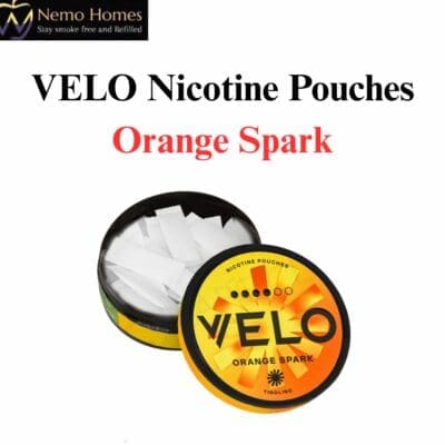 Buy VELO Nicotine Pouches – Orange Spark 10.9mg  - Free UK Next Day Delivery (no minimum spend)