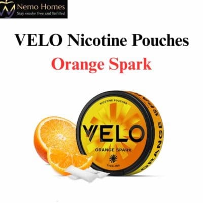 Buy VELO Nicotine Pouches – Orange Spark 10.9mg  - Free UK Next Day Delivery (no minimum spend)