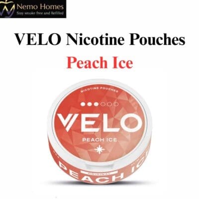 Buy VELO Nicotine Pouches – Peach Ice  - Free UK Next Day Delivery (no minimum spend)