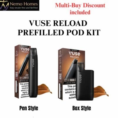 Buy Vuse Creamy Tobacco Reload Pen and Box Kit | 20mg/ml - 2ml  - Free UK Next Day Delivery (no minimum spend)