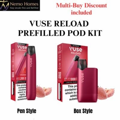 Buy Vuse RELOAD Kit | Pen and Box Device | Fruity Flavours  - Free UK Next Day Delivery (no minimum spend)