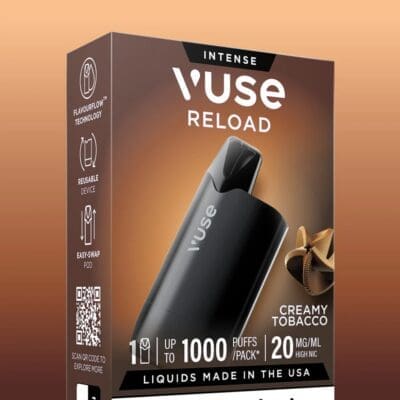 Buy Vuse Creamy Tobacco Reload Pen and Box Kit | 20mg/ml - 2ml  - Free UK Next Day Delivery (no minimum spend)