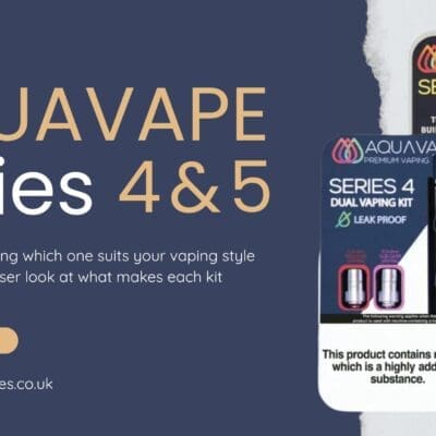 Buy Aquavape Series 4 vs Series 5: Which Sub-Ohm Vape Kit Is Right for You? Everything You Need To Know Explained All In One Vape Kit - Free UK Next Day Delivery (no minimum spend)