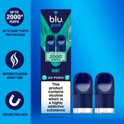 Buy Blu Bar Kit Pod Refills  - Free UK Next Day Delivery (no minimum spend)
