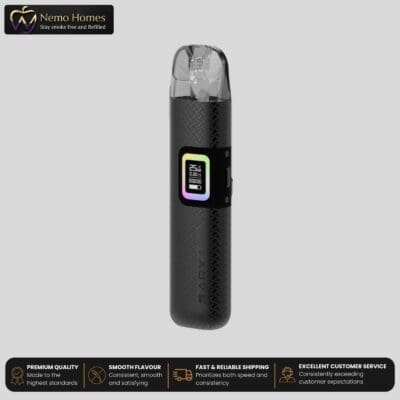 Buy JAC Vapour ARX 1 Pro Refillable Pod Kit | Free Mystery E-Liquid - ARX 1 Pro Black Carbon - Free UK Next Day Delivery (no minimum spend)