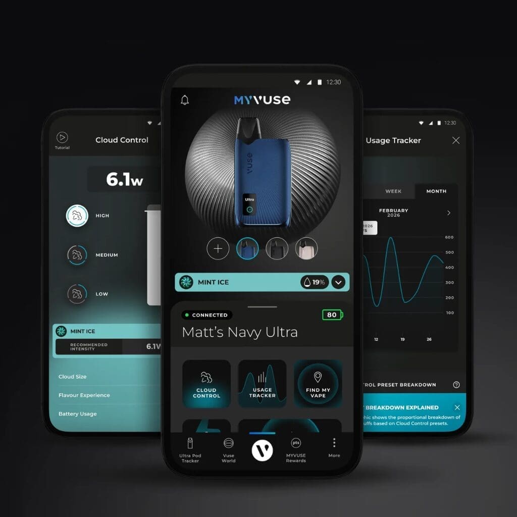 Buy Vuse Ultra Vape Device and Smart Pods - Free UK Next Day Delivery (no minimum spend)