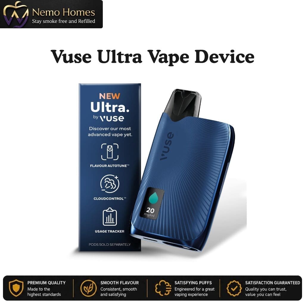 Buy Vuse Ultra Vape Device Kit - Free UK Next Day Delivery (no minimum spend)