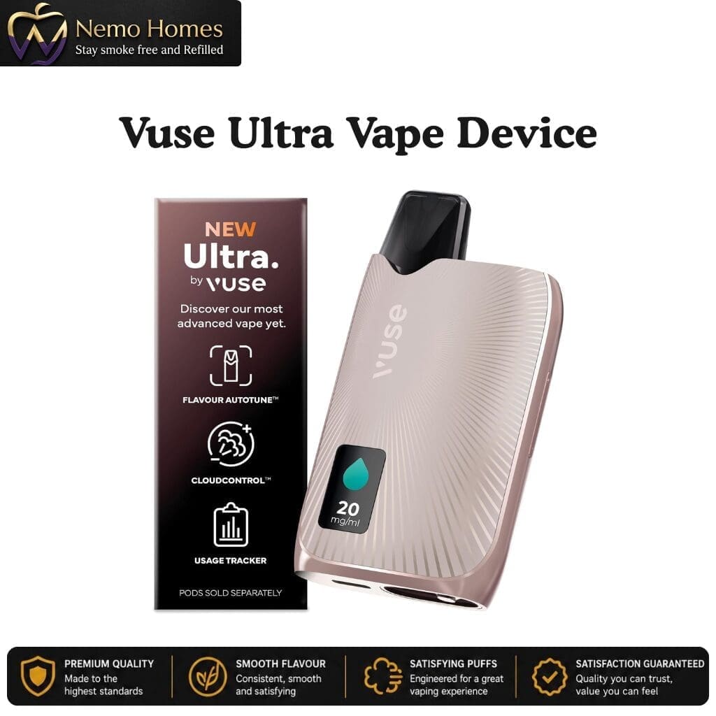 Buy Vuse Ultra Vape Device Kit - Free UK Next Day Delivery (no minimum spend)