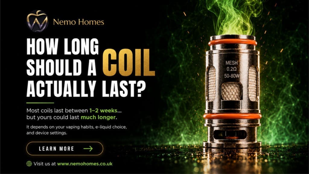 Buy Vape Coil Full Guide: How Long Should a Vape Coil Last? 5 Signs It's Time to Replace It burnt coil signs - Free UK Next Day Delivery (no minimum spend)