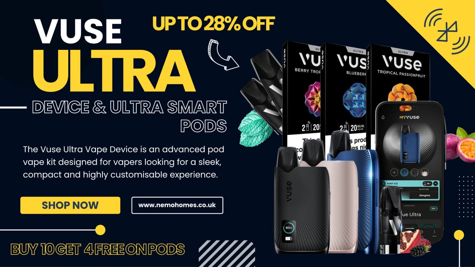 Buy Vuse Ultra - Free UK Next Day Delivery (no minimum spend)