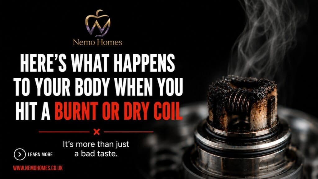 Buy Why You Should Never Vape a Burnt Coil: Everything You Need To Know About Health Risks Burnt Coil - Free UK Next Day Delivery (no minimum spend)