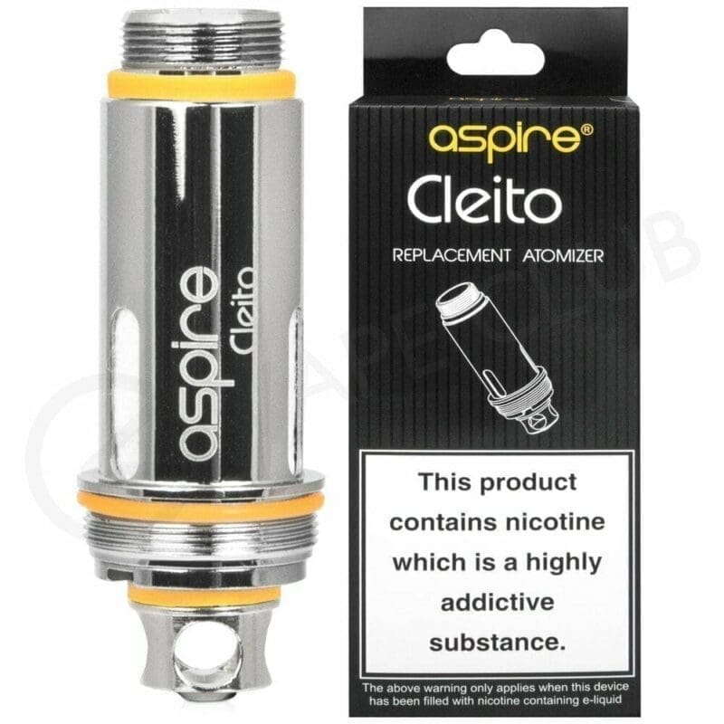 Buy Aspire Cleito Replacement Coils - Free UK Next Day Delivery (no minimum spend)